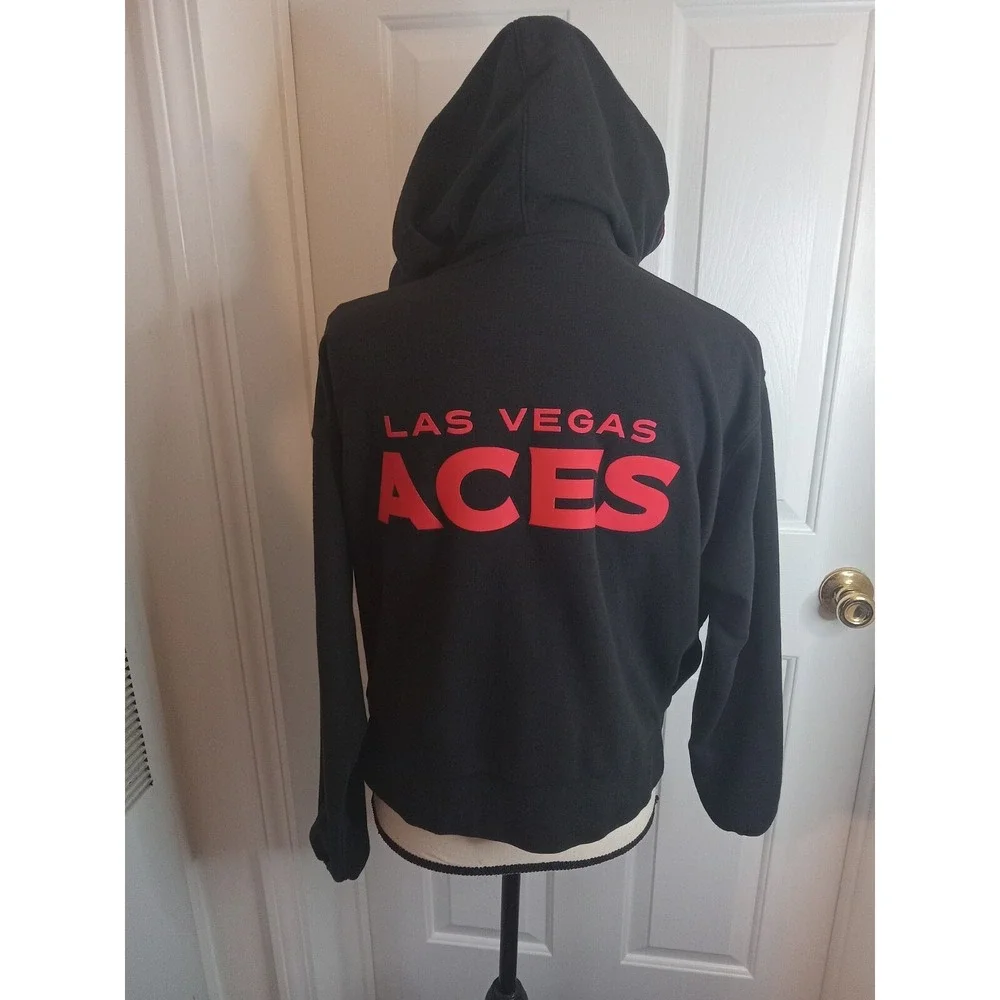 Nike Women's Dri-Fit WNBA Las Vegas Aces Full Zip Knit Hooded Jacket‎ XSMALL